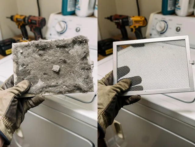 Professional lint trap cleaning by Darien Dryer Vent Cleaning in Darien