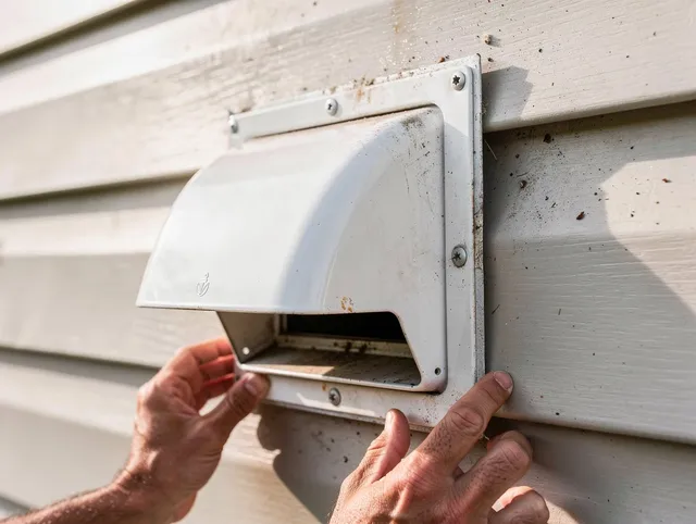 Darien Dryer Vent Cleaning technician delivering thorough residential dryer vent cleaning service in Darien